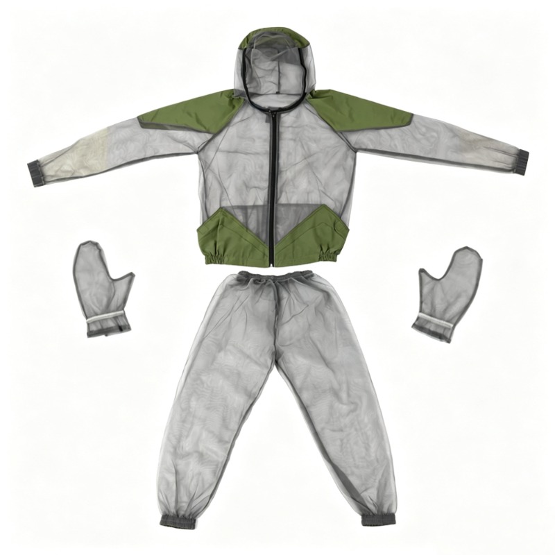 Fishing Gloves - Outdoor muggenwerende pak met mesh capuchon,
