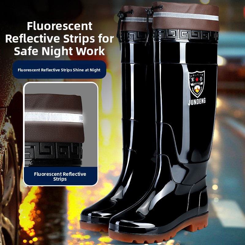 Fishing Boots - Herenschoenen, hoge schacht, waterdicht, antislip, werklaarzen,