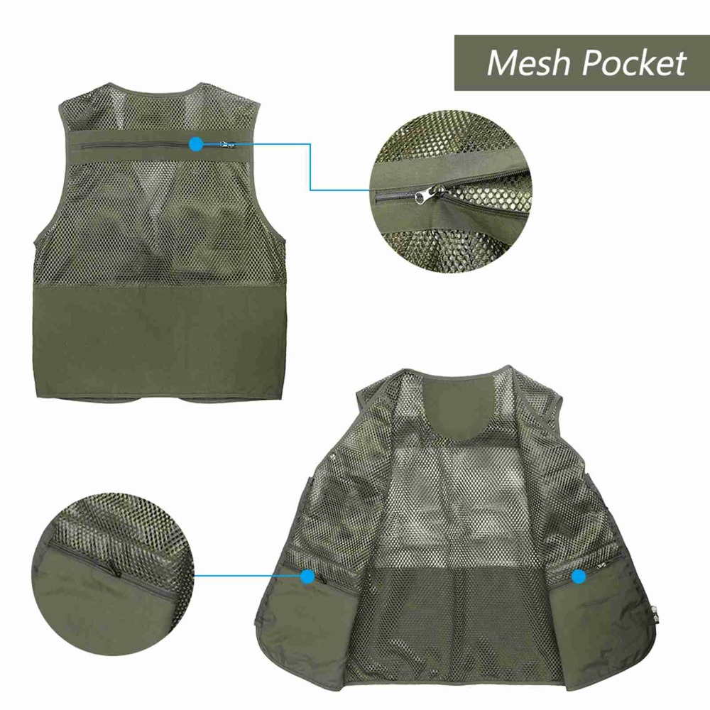 Duurzaam met 16 zakken, visves - Fishing Vest recensie en prijs